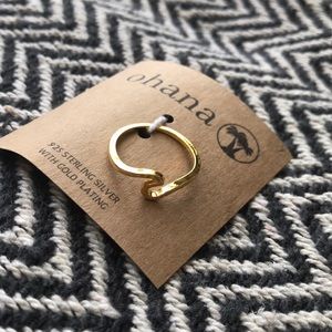 Authentic Yellow Gold Wave Ring Ohana Bracelets